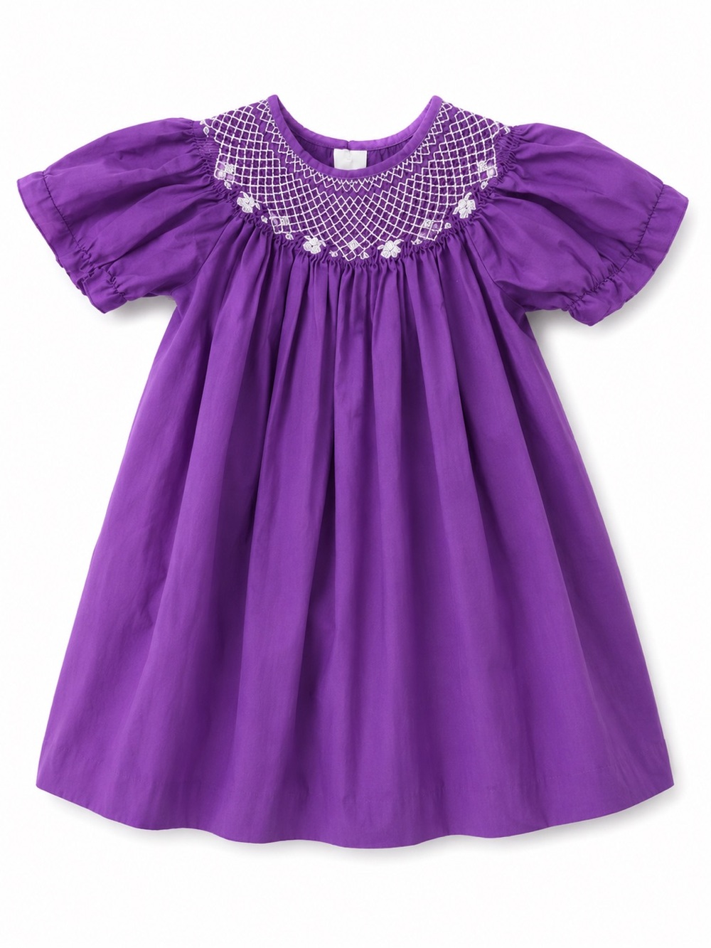 EUC Roslina Classic Smocked Purple Kids Dress
